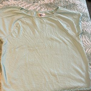 Gently worn light blue girls top